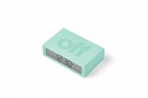 FLIP DIGITAL ALARM CLOCK MINT GREEN