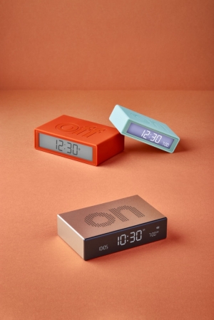 FLIP DIGITAL ALARM CLOCK MINT GREEN