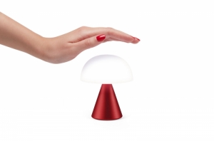 MINA OPLAADBAAR LEDLAMP MEDIUM RED