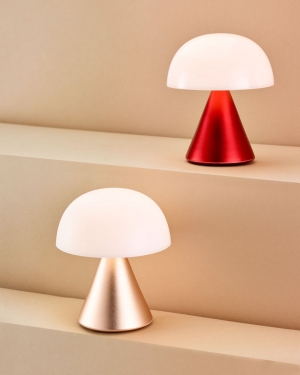 MINA OPLAADBAAR LEDLAMP SMALL RED