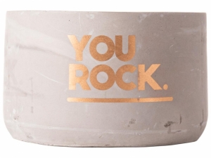 GUSTA KAARS CEMENT Ø10X6,5CM YOU ROCK 