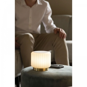 DENTELLES LICHT MET SPEAKER USB HERLAADBAAR WIT