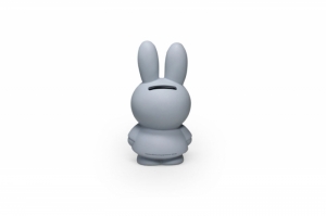 NIJNTJE SPAARPOT - SILVER BLUE - H13,5cm-7,2cm SILVER BLUE