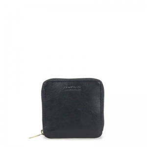 SONNY SQUARE WALLET - STROMBOLI LEATHER BLACK