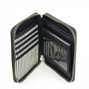 SONNY SQUARE WALLET - STROMBOLI LEATHER BLACK