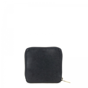 SONNY SQUARE WALLET - STROMBOLI LEATHER BLACK