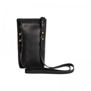 CHARLIE PHONE BAG - CLASSIC  LEATHER BLACK