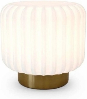 DENTELLES WIDE XL LICHT- USB RECHARGE - GOUD - H30 cm x Ø 27 cm GOUD