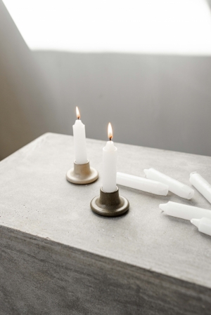 DORIS KAARSEN - SET VAN 7 WIT