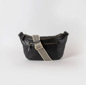 DREW MAXI BLACK - BLACK SOFT LEATHER ZWART