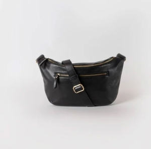 DREW MAXI BLACK - BLACK SOFT LEATHER ZWART