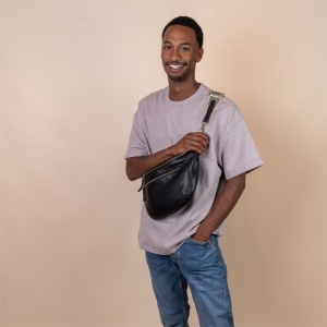 DREW MAXI BLACK - BLACK SOFT LEATHER ZWART