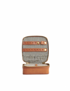 JEWELY BOX - STROMBOLI LEATHER BRUIN