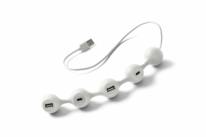 DESIGH USB HUB - 2 X USB A & 2 X USB C - Wit WHITE