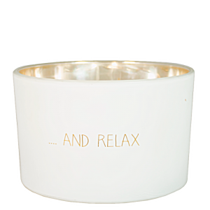SOJA KAARS - AND RELAX - GEUR:  FRESH COTTON 