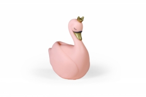 DAME BLANCHE - LED LAMPJE - ROZE - H11,5cm Ø 10 CM 