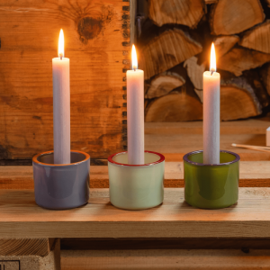 GLASS LIGHTS 02 - SET OF 3 MULTICOLOR