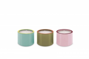 GLASS LIGHTS 03 - SET OF 3 MULTICOLOR