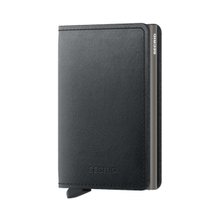 SLIMWALLET MIRUM - PLANT BASED BLACK BLACK