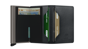 SLIMWALLET MIRUM - PLANT BASED BLACK BLACK