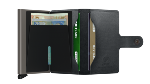 MINIWALLET MIRUM PLANT BASED BLACK BLACK