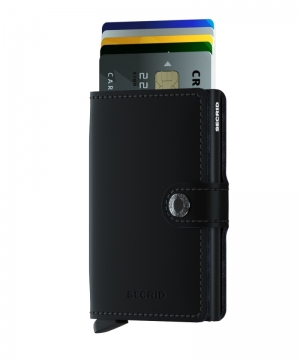 MINIWALLET MATTE BLACK BLACK