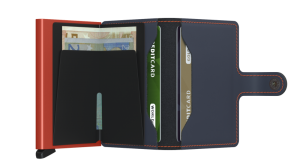 MINIWALLET MATTE NIGHTBLUE & ORANGE NIGHTBLUE/ORANG