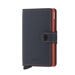 MINIWALLET MATTE NIGHTBLUE & ORANGE NIGHTBLUE/ORANG