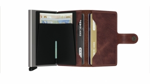 MINIWALLET VINTAGE BROWN VINTAGE BROWN