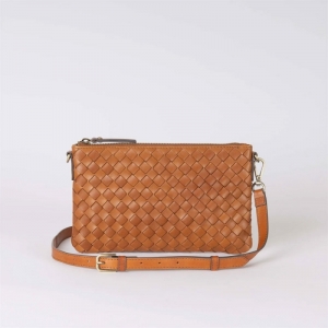 LEXI - WOVEN CLASSIC LEATHER COGNAC