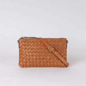 LEXI - WOVEN CLASSIC LEATHER COGNAC