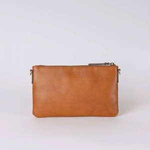 LEXI - WOVEN CLASSIC LEATHER COGNAC