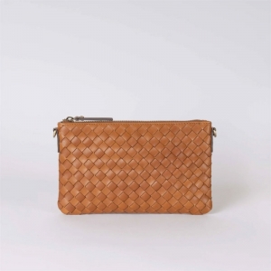 LEXI - WOVEN CLASSIC LEATHER COGNAC
