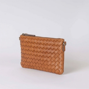 LEXI - WOVEN CLASSIC LEATHER COGNAC