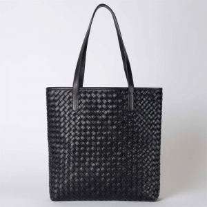 GEORGIA - WOVEN CLASSIC LEATHER BLACK