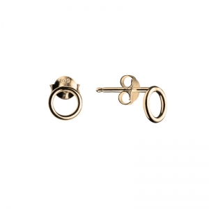 MINI CIRCLE EARRINGS GOUD