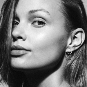 DOUBLE CIRCLE EARRINGS GOUD