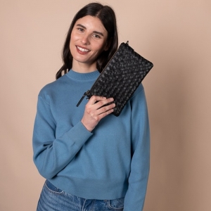 LEXI - WOVEN CLASSIC LEATHER BLACK