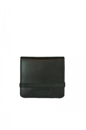 ALEX FOLD OVER WALLET BLACK - CLASSIC LEATHER ZWART