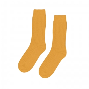 MERINO WOOL SOCKS BURNED YELLOW