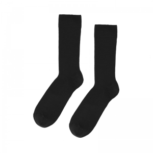 CLASSIC ORGANIC SOCKS DEEP BLACK