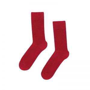 CLASSIC ORGANIC SOCKS SCARLET RED