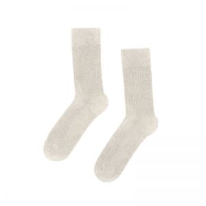 CLASSIC ORGANIC SOCKS IVORY WHITE