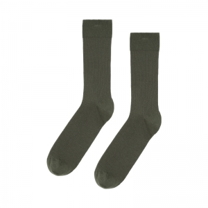 CLASSIC ORGANIC SOCKS DUSTY OLIVE