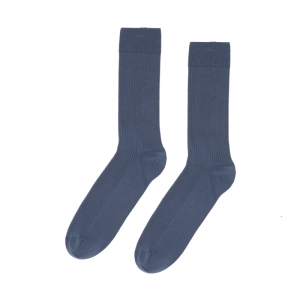 CLASSIC ORGANIC SOCKS PETROL BLUE