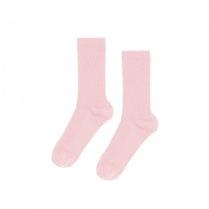 CLASSIC ORGANIC SOCKS FADED PINK