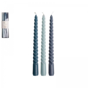 3 PACK SWIRL 20 cm BLAUW