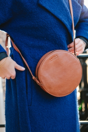 LUNA - COGNAC - WILD OAK SOFT GRAIN LEATHER COGNAC
