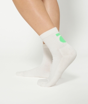 SHORT SOCKS MEDAL ECRU 