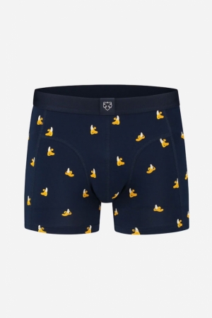 BOXER BRIEF BANANA RAMA DONKER BLAUW